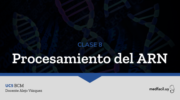 Clase 8 - Procesamiento del ARN