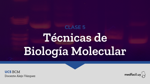 Clase 5 - Técnicas de Biología Molecular